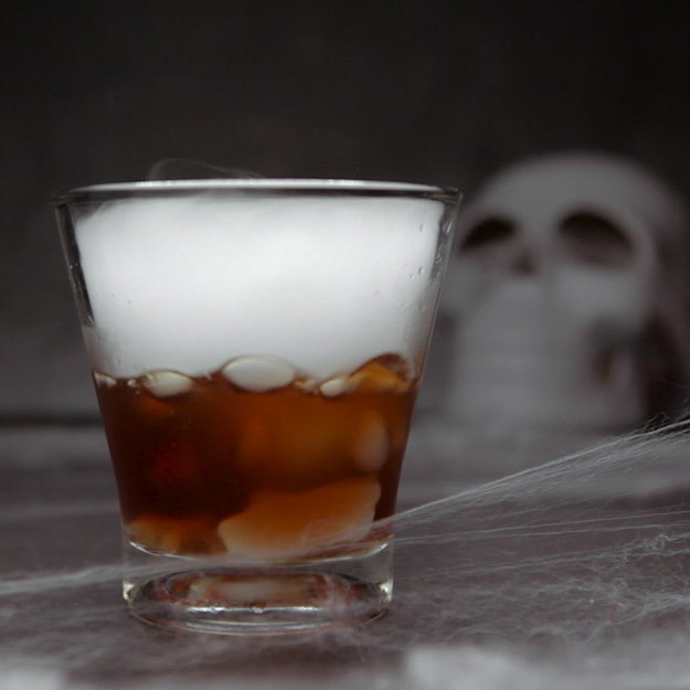 Haunted Old Fashioned | Halloween Cocktail Recipes