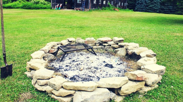 stone fireplace ashes backyard | Manly Hobbies To Earn Money On The Side 