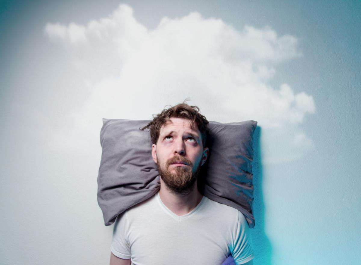 man can't sleep with a pillow | When Does Insomnia Kick In? | Why You Can't Sleep | Insomnia Ruining Your Mojo