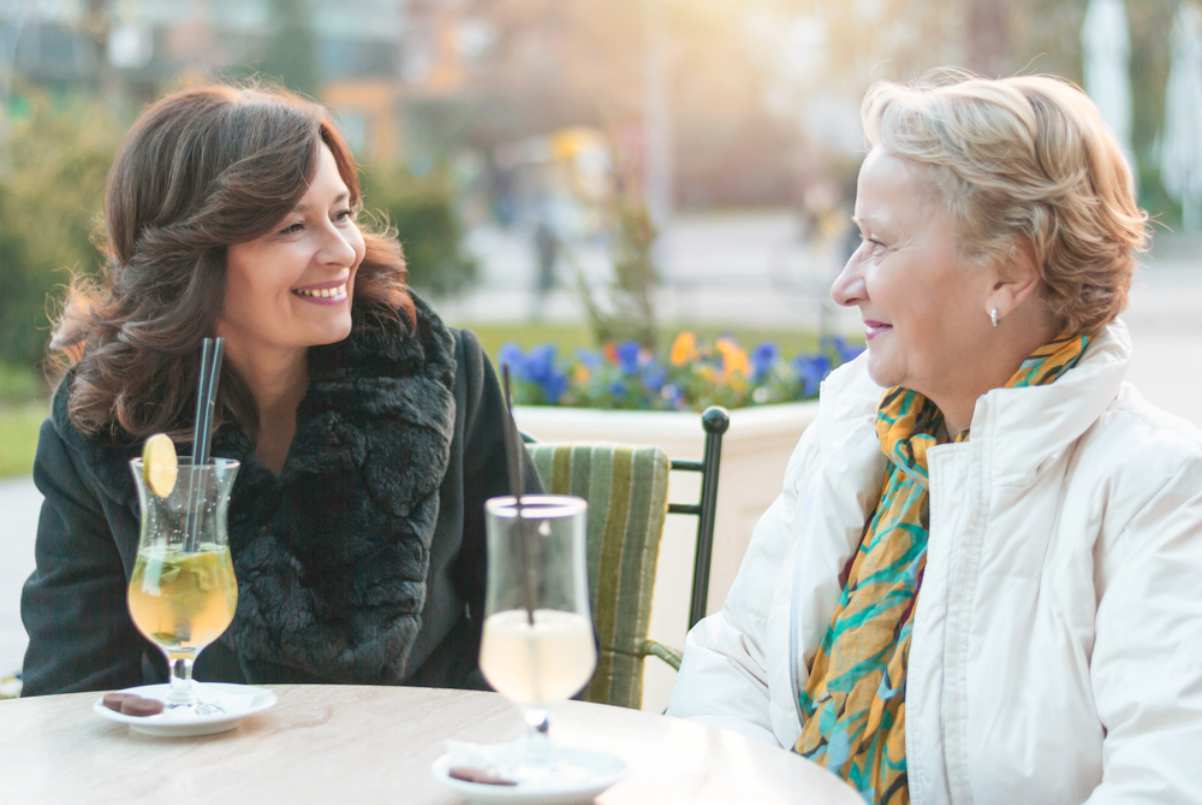 two middle age woman date | How to Survive Your Mother In Law