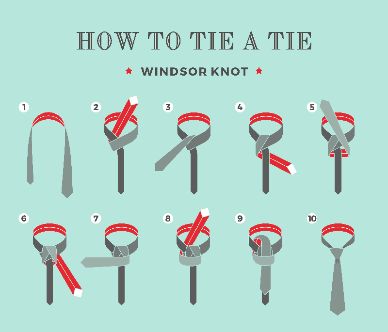 How to tie a windsor tie knot | Rugged Standard